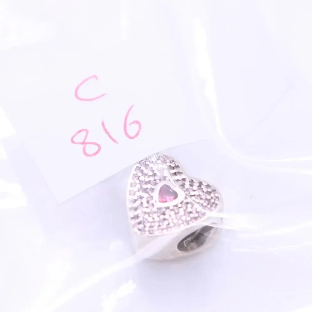 Authentic PANDORA Sweetheart Charm - 791555CZS
